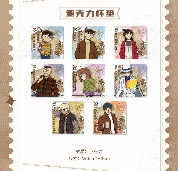 【予約】名探偵コナン 中国限定 潮玩星球 キャンピングシリーズ アクリルコースター