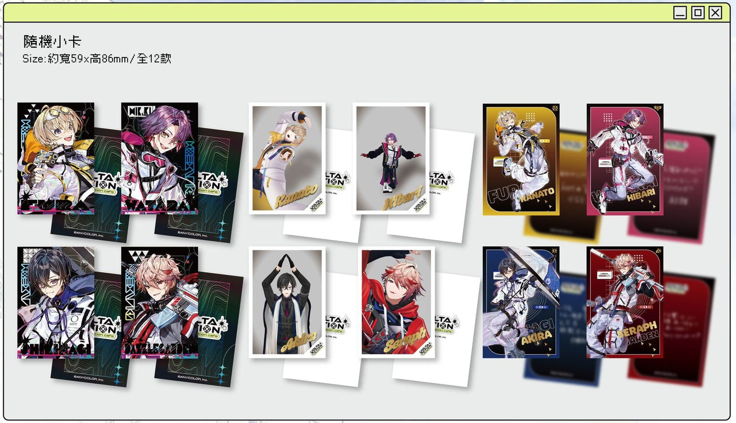【予約】にじさんじ 台湾 VOLTACTION × OU-EN CAFE キャラクターカード(通販分)