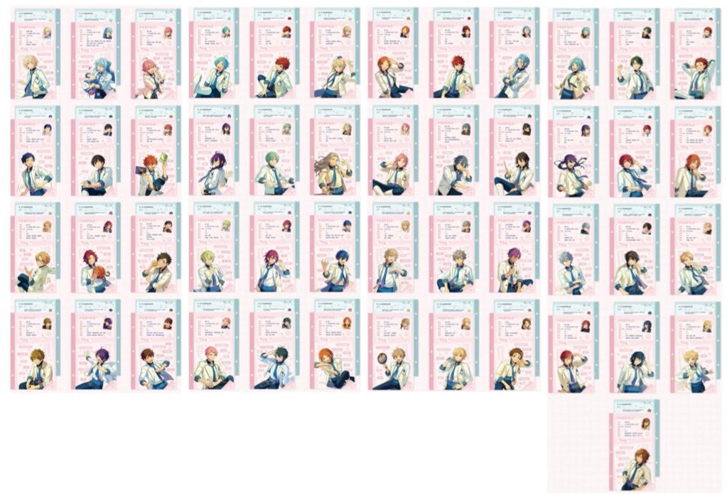 【予約】偶像夢幻祭 中国限定 推しプロフィールカード/絵影フィルムカード/星推しクリアカード/黒舞台写真カード(バラ売り)
