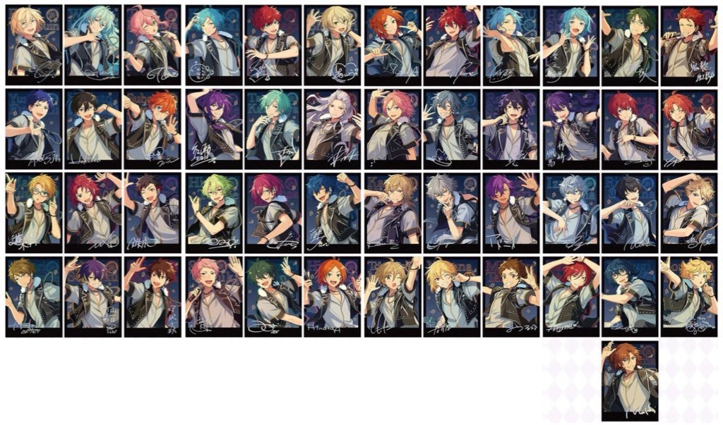 【予約】偶像夢幻祭 中国限定 推しプロフィールカード/絵影フィルムカード/星推しクリアカード/黒舞台写真カード(バラ売り)