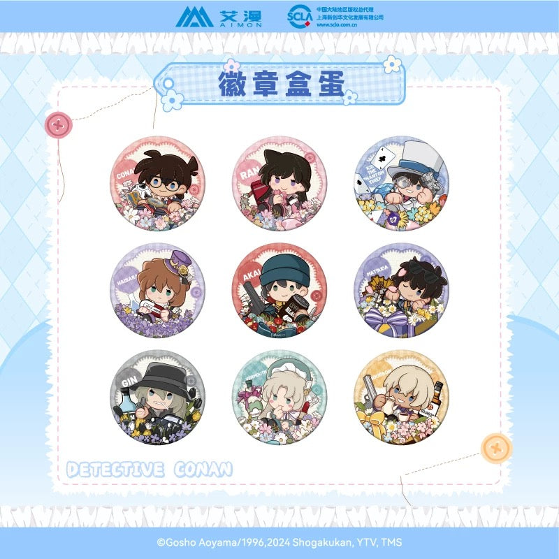 【予約】名探偵コナン 中国 艾漫 Dollシリーズ丸缶バッジ