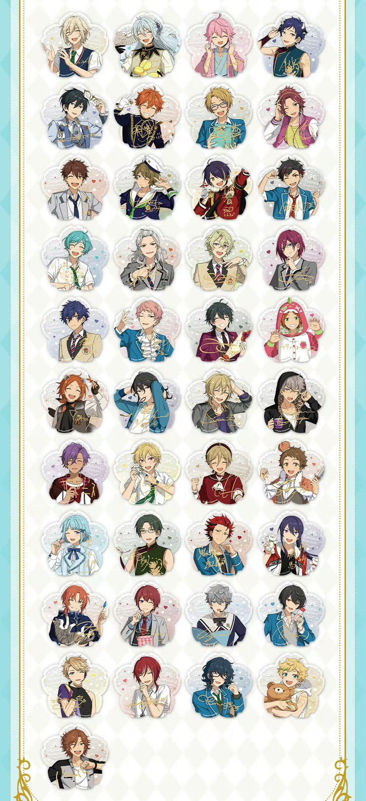【予約】偶像夢幻祭 中国限定 花伴クリアカード 第三弾