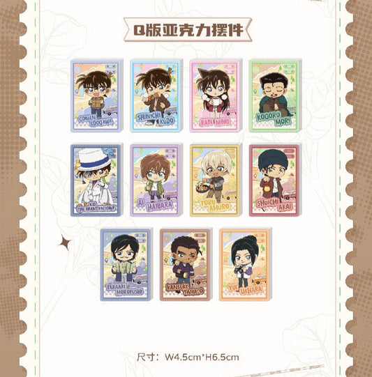 【予約】名探偵コナン 中国限定 潮玩星球 キャンピングシリーズ　SDアクリルブロック