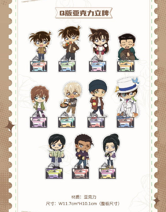 【予約】名探偵コナン 中国限定 潮玩星球 キャンピングシリーズ　SDアクリルスタンド