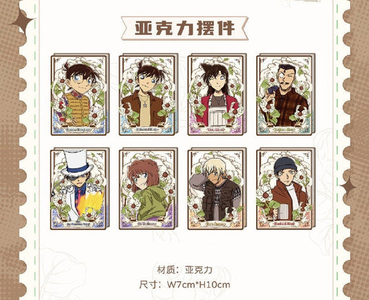 【予約】名探偵コナン 中国限定 潮玩星球 キャンピングシリーズ　アクリルブロック