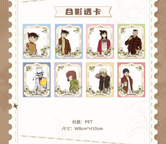 【予約】名探偵コナン 中国限定 潮玩星球 キャンピングシリーズシリーズ　合影クリアカード（BOX）