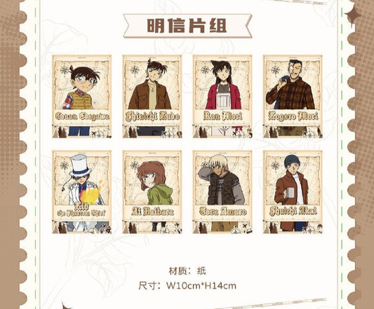 【予約】名探偵コナン 中国限定 潮玩星球 キャンピングシリーズシリーズ　ポストカード（BOX）