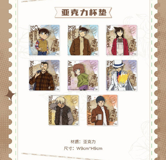 【予約】名探偵コナン 中国限定 潮玩星球 キャンピングシリーズ　アクリルコースター