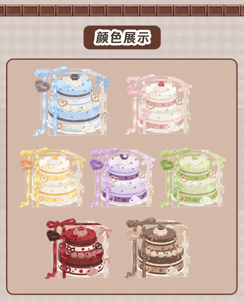 【予約】デザート風 缶バッジアクリルブロック