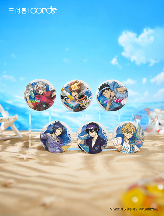 【予約】家庭教師 中国限定 POPUPSHOP　三月獣　summerシリーズ　缶バッジ（BOX）