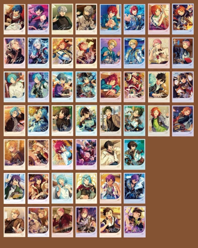 28) あんスタ 中国 偶像梦幻祭 招募フォトカード 招募クリアカード 38) あんスタ 中国 偶像梦幻祭 招募フォトカード 招募クリア