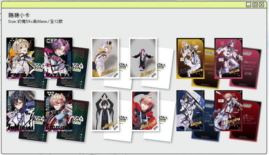 【予約】にじさんじ　台湾　VOLTACTION × OU-EN CAFE　キャラクターカード