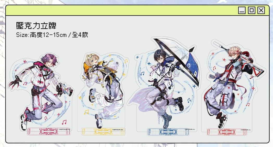 【予約】にじさんじ　台湾　VOLTACTION × OU-EN CAFE　アクリルスタンド（通販分）