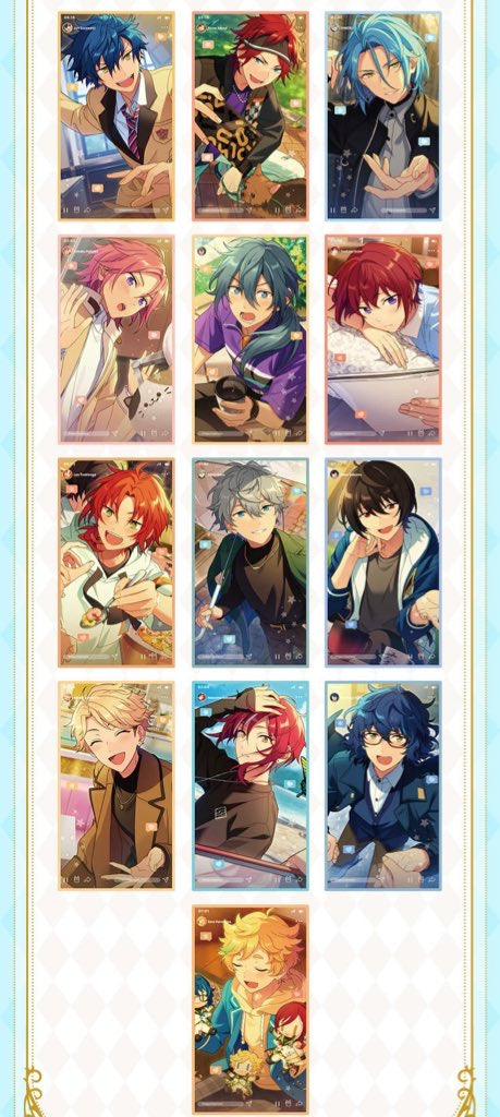 【予約】偶像夢幻祭　中国限定　生放送クリアカード 第二弾