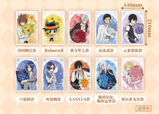 【予約】家庭教師 中国限定 Bilibili　Flowerシリーズ　色紙