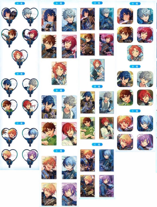 【予約】偶像夢幻祭　中国限定　星光聚変シリーズ　クリアカード/色紙/キャラカード/缶バッジ（BOX）