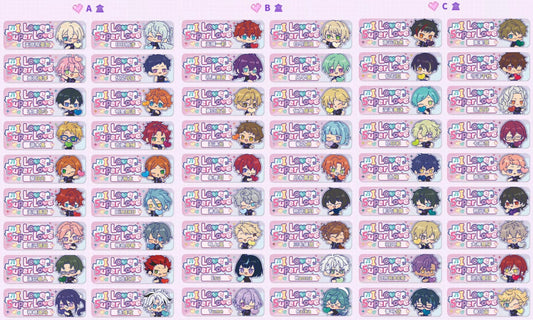 【予約】偶像夢幻祭　中国限定　5uper love SD缶バッジ第三弾