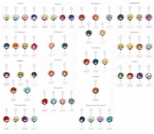 【予約】偶像夢幻祭　中国限定 9周年　SD串串アクリルキーホルダー