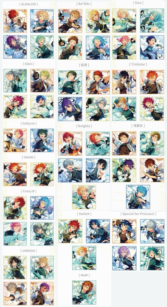 【予約】偶像夢幻祭　中国限定 9周年　透明アクリル色紙