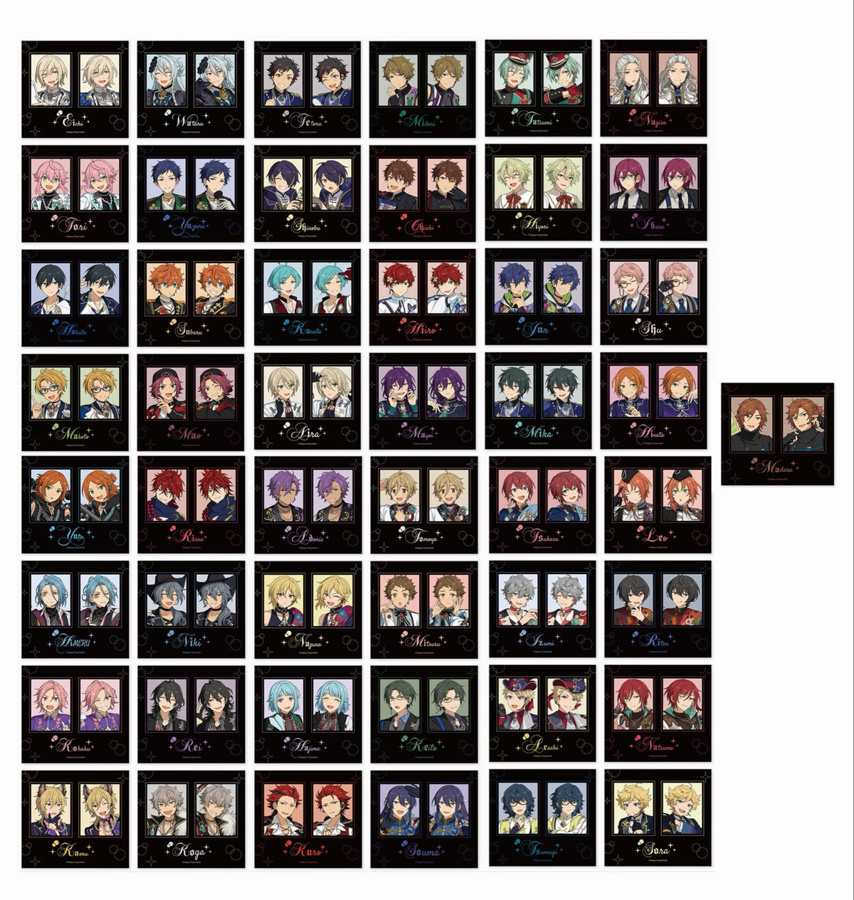 【予約】あんさんぶる　韓国　証明写真カード(21枚セット/Box)Vol.3