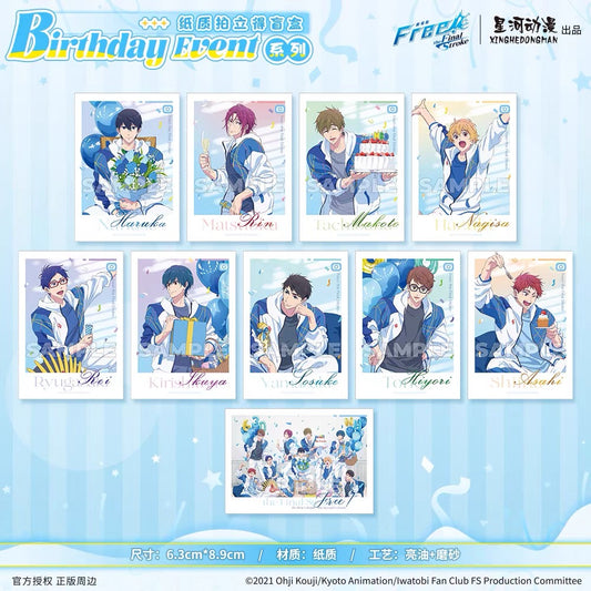 【予約】Free 中国限定　星河動漫 Birthday eventシリーズ　写真カード(BOX)