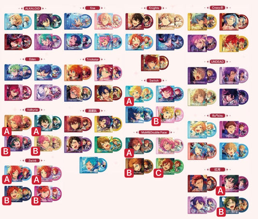 【予約】偶像夢幻祭　中国限定　ミニCD形マグネット