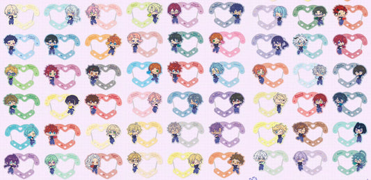 【代行】偶像夢幻祭 中国限定　5周年キャラキーホルダー