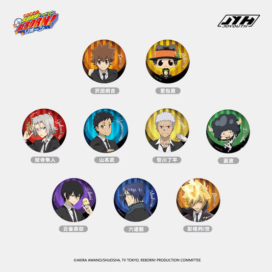 【予約】家庭教師 中国限定 POPUPSHOP　JOYOUTH　戦損シリーズ　75㎜缶バッジ（事後通販）